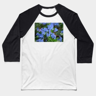 Forget-me-nots (Myosotis) Baseball T-Shirt